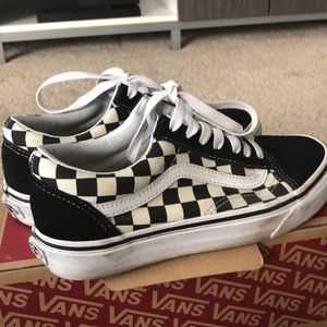 Vans old skool primary check shoes